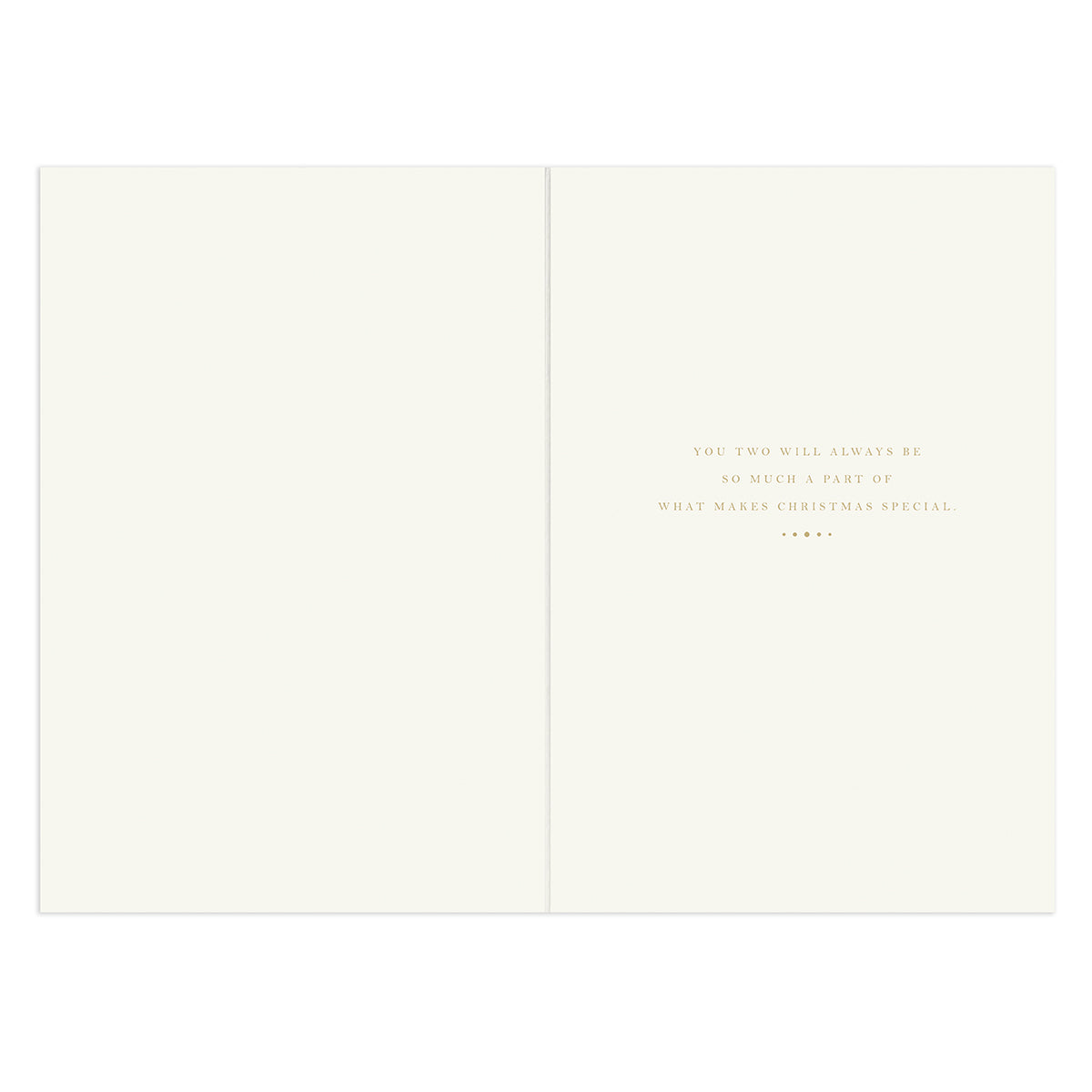 Hallmark Christmas Card - Son & Partner