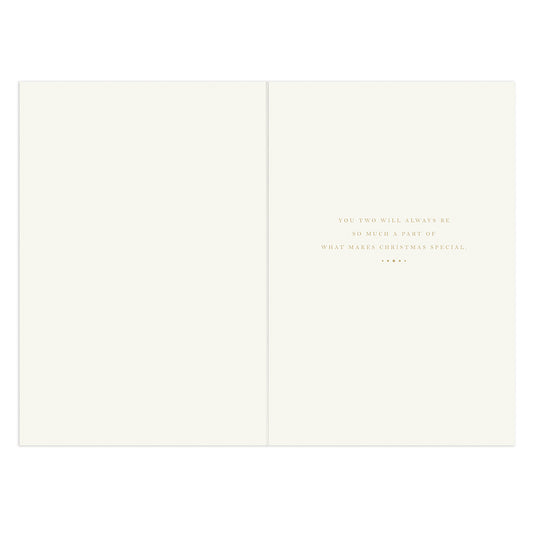 Hallmark Christmas Card - Son & Partner