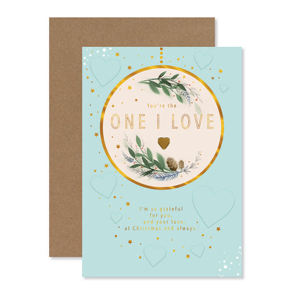 Hallmark Christmas Card - One I Love
