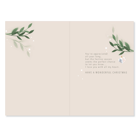 Hallmark Christmas Card - One I Love