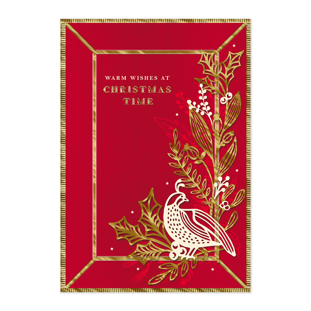 Hallmark Christmas Card - Warm Wishes at Christmas Time