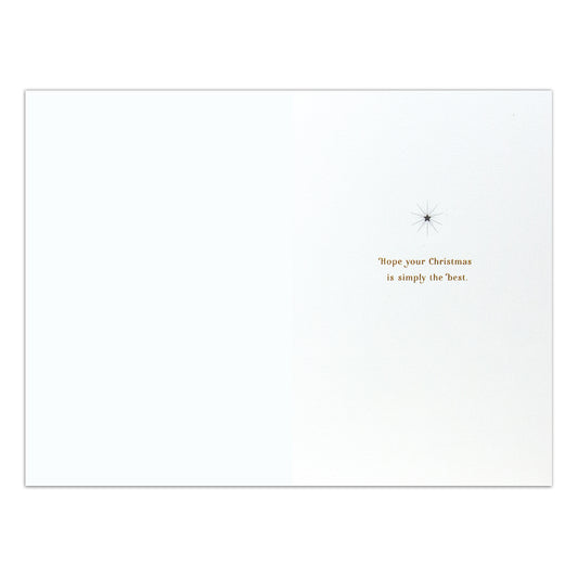 Hallmark Signature Christmas Card - Simply the best