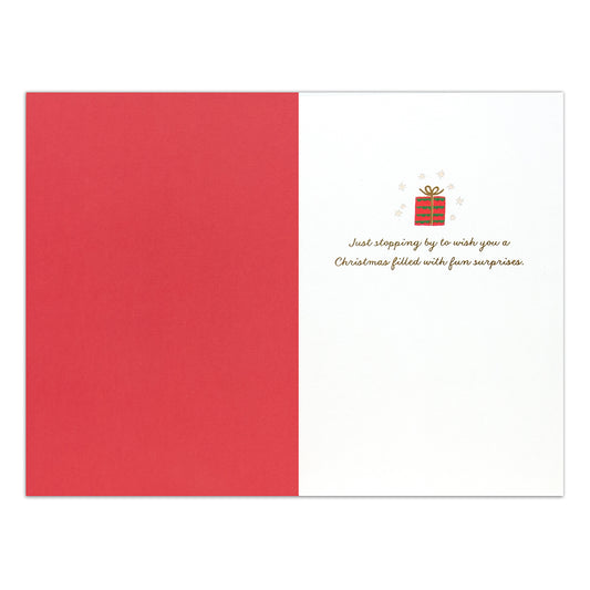 Hallmark Signature Christmas Card - Fun surprises