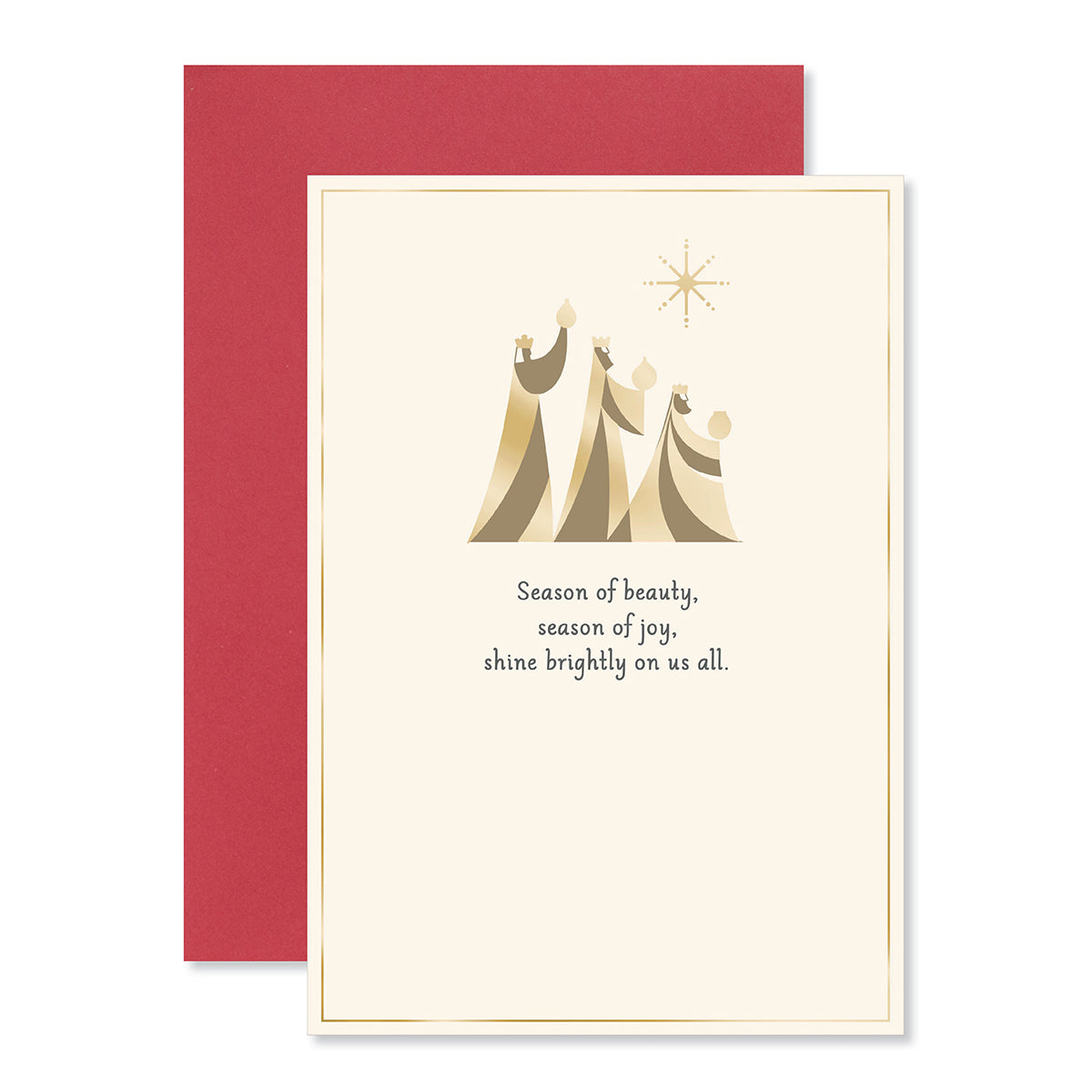 Hallmark Christmas Card - Season of Beauty & Joy
