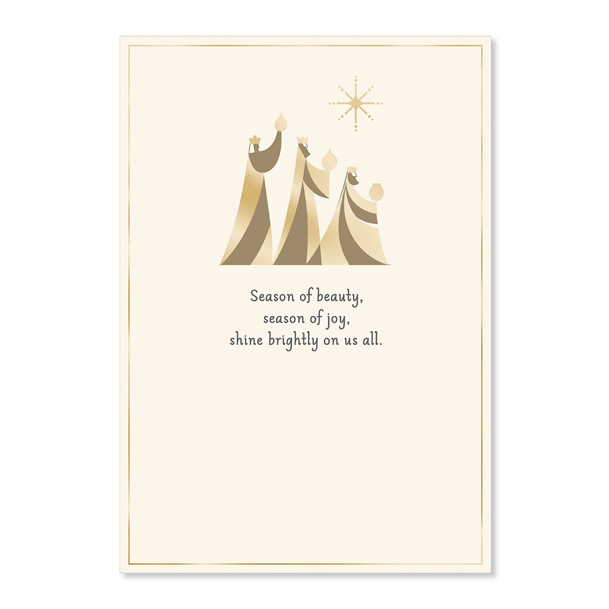 Hallmark Christmas Card - Season of Beauty & Joy