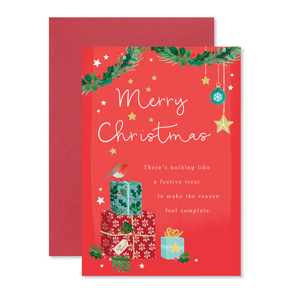 Hallmark Christmas Card Money Wallet & Gift Card Holder - Festive Treat