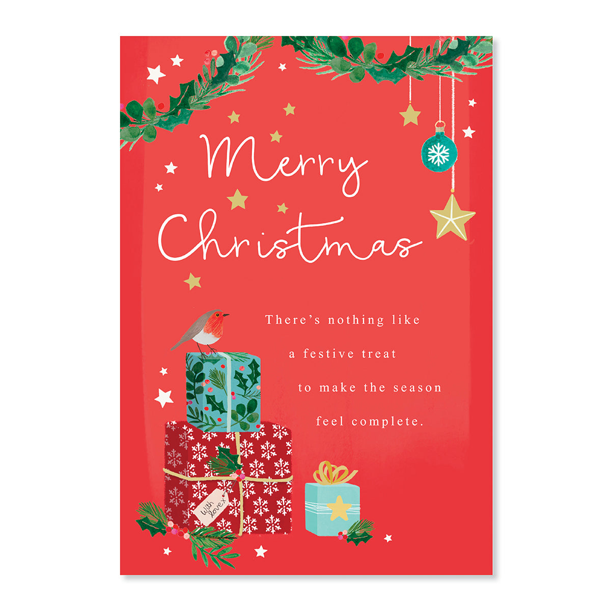 Hallmark Christmas Card Money Wallet & Gift Card Holder - Festive Treat