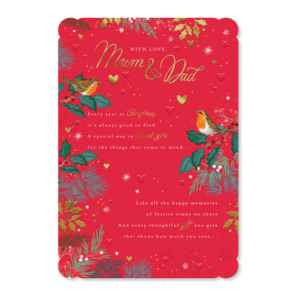 Hallmark Christmas Card - Mum & Dad