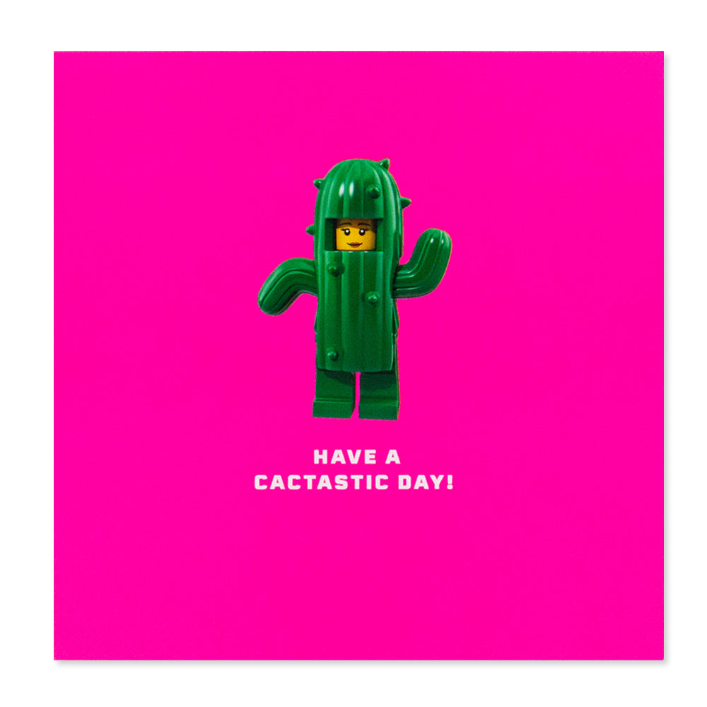 Hallmark LEGO Greeting Card - Have a Cactastic Day!