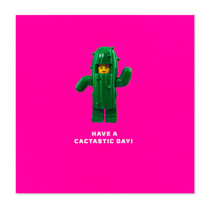Hallmark LEGO Greeting Card - Have a Cactastic Day!