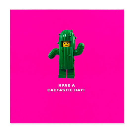 Hallmark LEGO Greeting Card - Have a Cactastic Day!