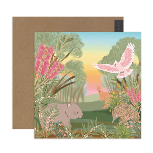 Hallmark x Christie Williams Gallery Blank Greeting Card - Bushland
