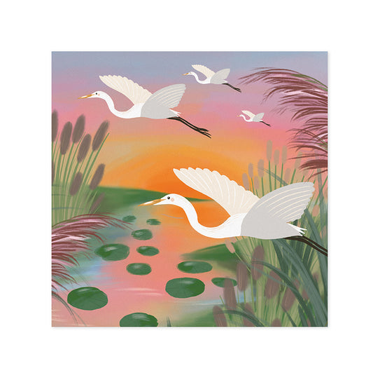 Hallmark x Christie Williams Gallery Blank Greeting Card - Wetland