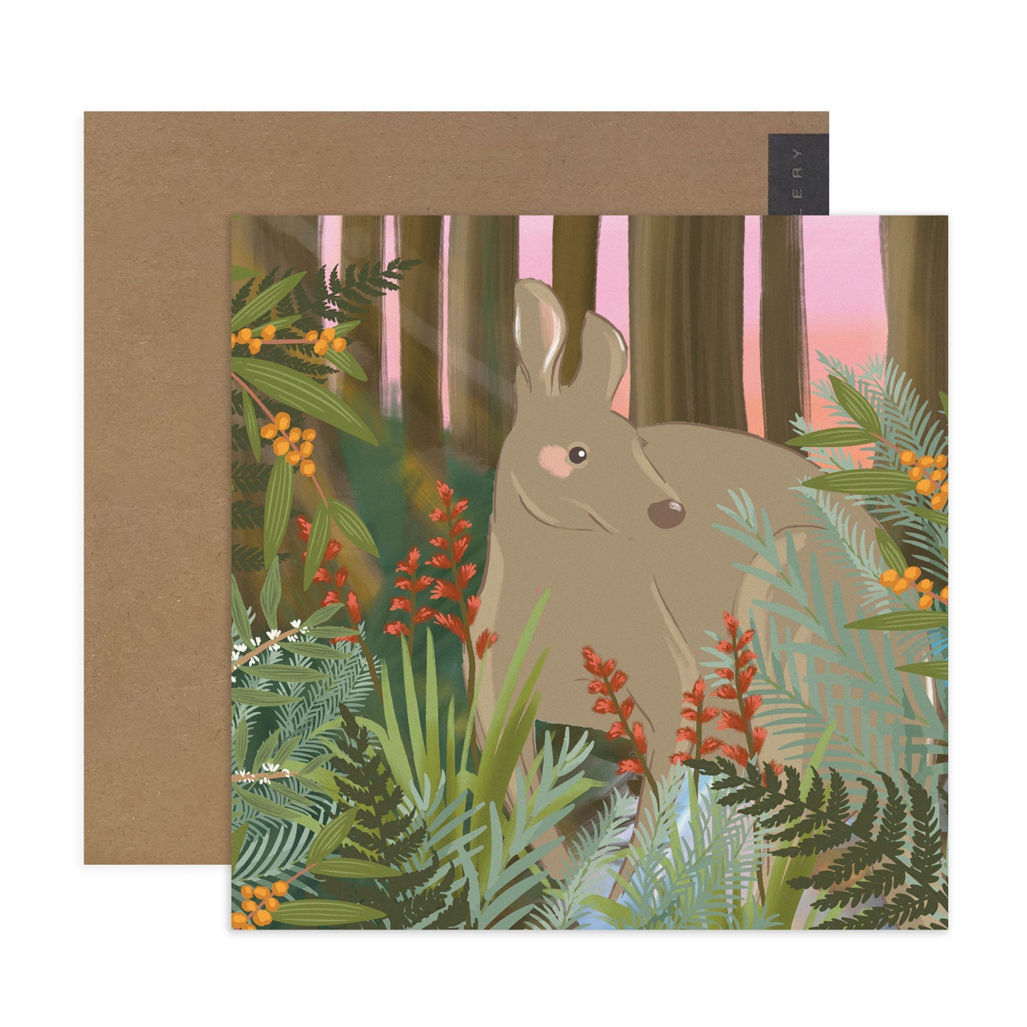 Hallmark x Christie Williams Gallery Blank Greeting Card - Forest