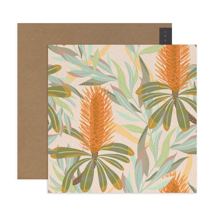 Hallmark x Christie Williams Gallery Blank Greeting Card - Banksia Burst