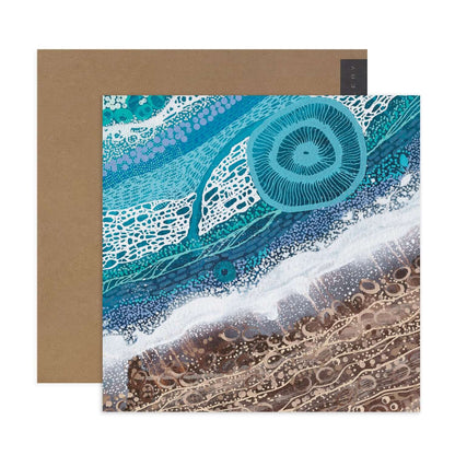 Hallmark x Emma Stenhouse Gallery Blank Greeting Card - Rocky Shoreline