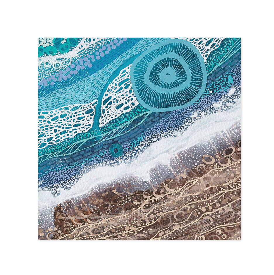 Hallmark x Emma Stenhouse Gallery Blank Greeting Card - Rocky Shoreline