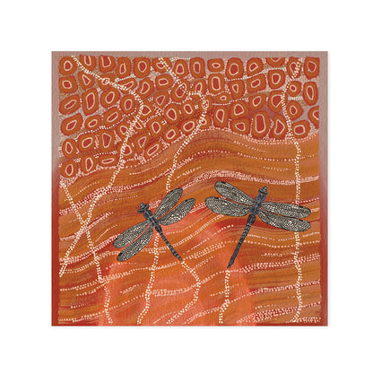 Hallmark x Emma Stenhouse Gallery Blank Greeting Card - Dragonfly Duo