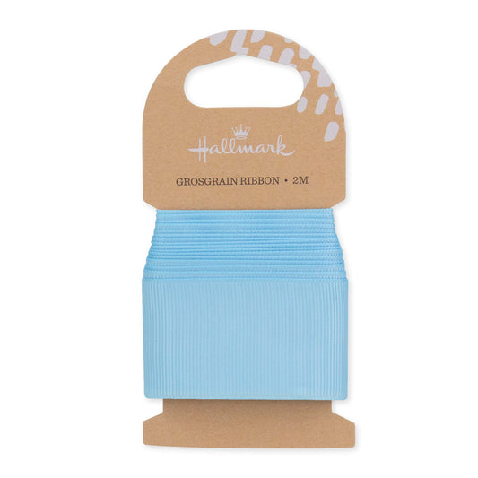 Hallmark Baby Blue Grosgrain Ribbon - 2m
