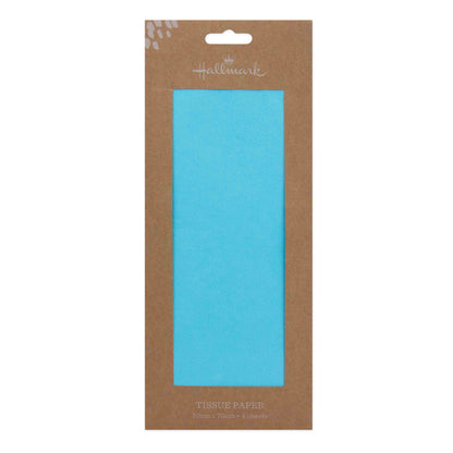 Hallmark Tissue Paper Pack - 4 sheets, aqua/baby blue