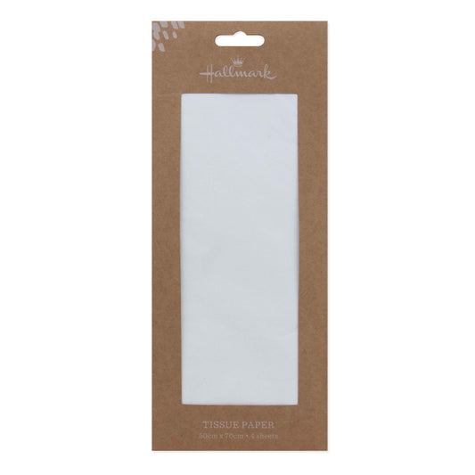 Hallmark Tissue Paper Pack - 4 sheets, bright white