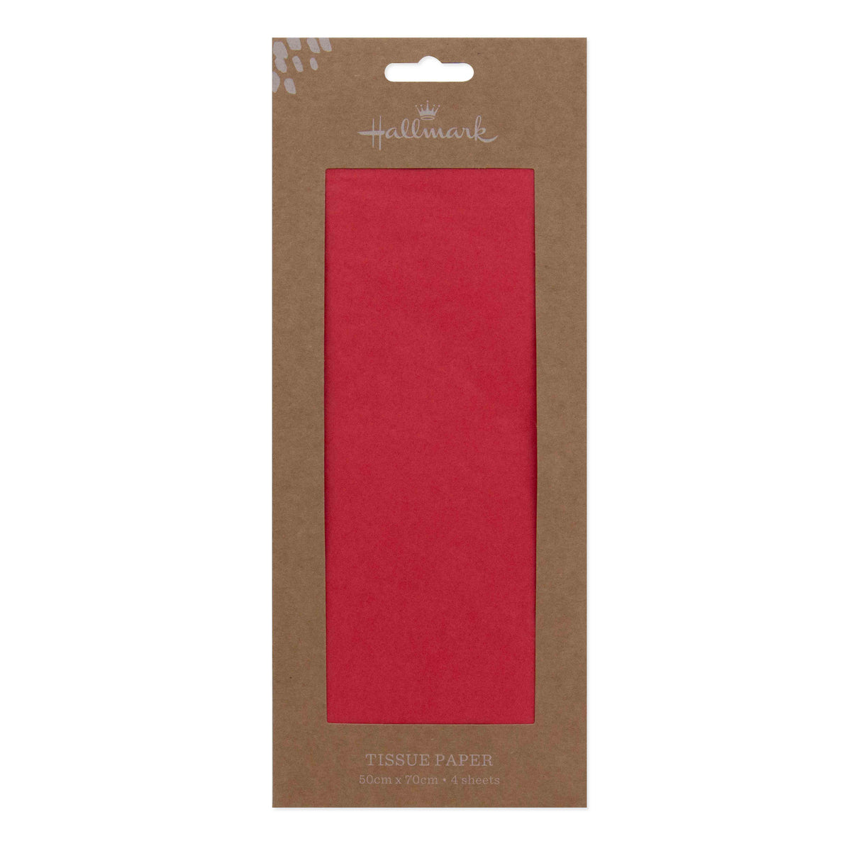 Hallmark Tissue Paper Pack - 4 sheets, bright red