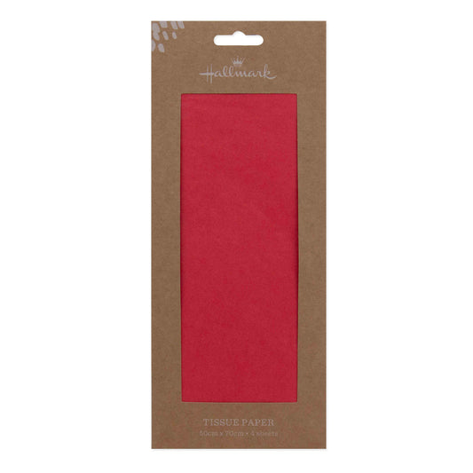 Hallmark Tissue Paper Pack - 4 sheets, bright red