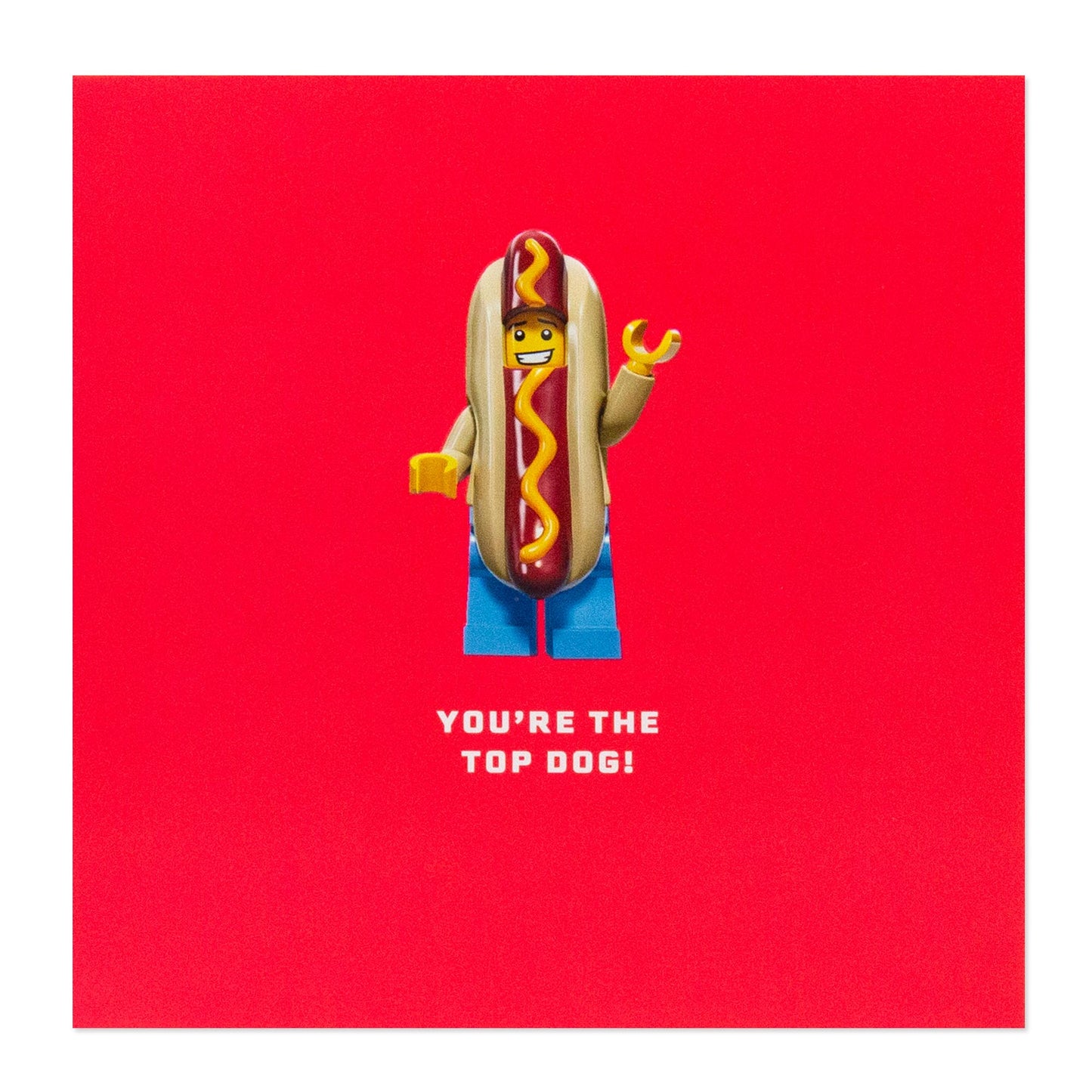 Hallmark LEGO Greeting Card - You're the top dog!