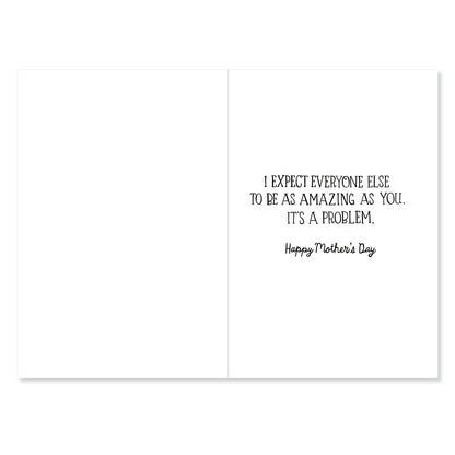 Hallmark Mother's Day Card For Grandma - Amazing As You, inside view showing heartfelt message, black text on white background