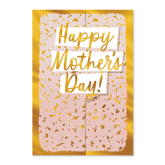 Hallmark Mother's Day Card - Celebrate Every Day with gold foil details, confetti design, and 'Happy Mother's Day!' message.