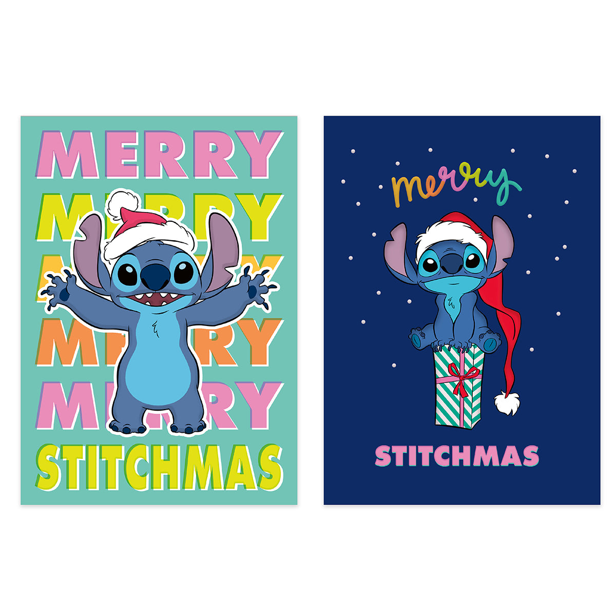 Hallmark Boxed Christmas Cards 8 Pack - Disney Stitch