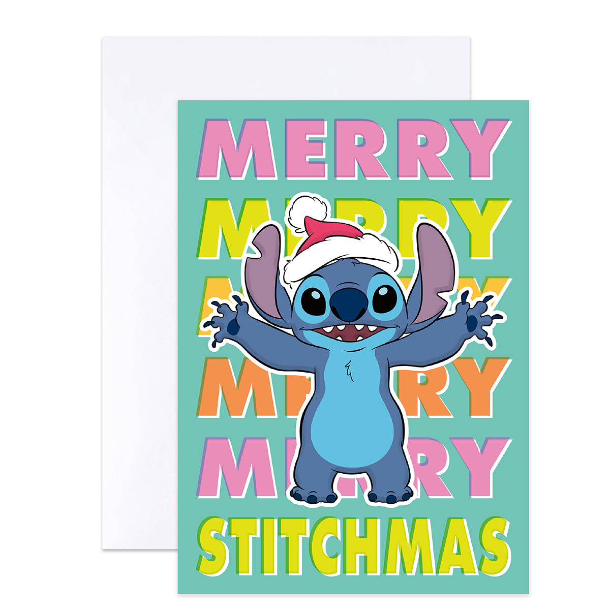 Hallmark Boxed Christmas Cards 8 Pack - Disney Stitch