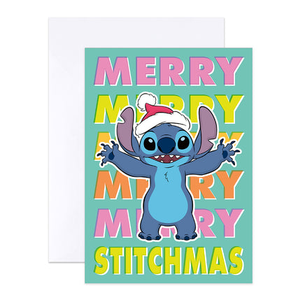 Hallmark Boxed Christmas Cards 8 Pack - Disney Stitch
