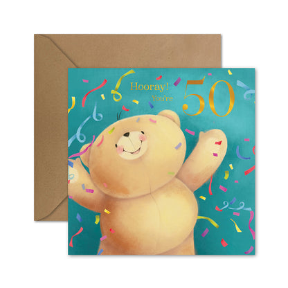 Hallmark Forever Friends 50th Birthday Card - Happiest Celebration