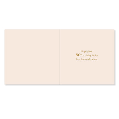 Hallmark Forever Friends 50th Birthday Card - Happiest Celebration