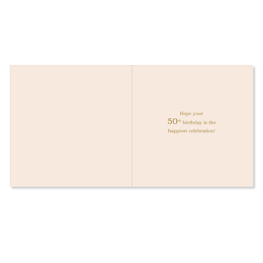 Hallmark Forever Friends 50th Birthday Card - Happiest Celebration