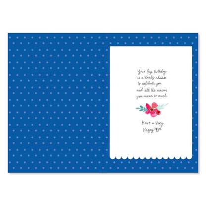 Hallmark 90th Birthday Card - Really Special