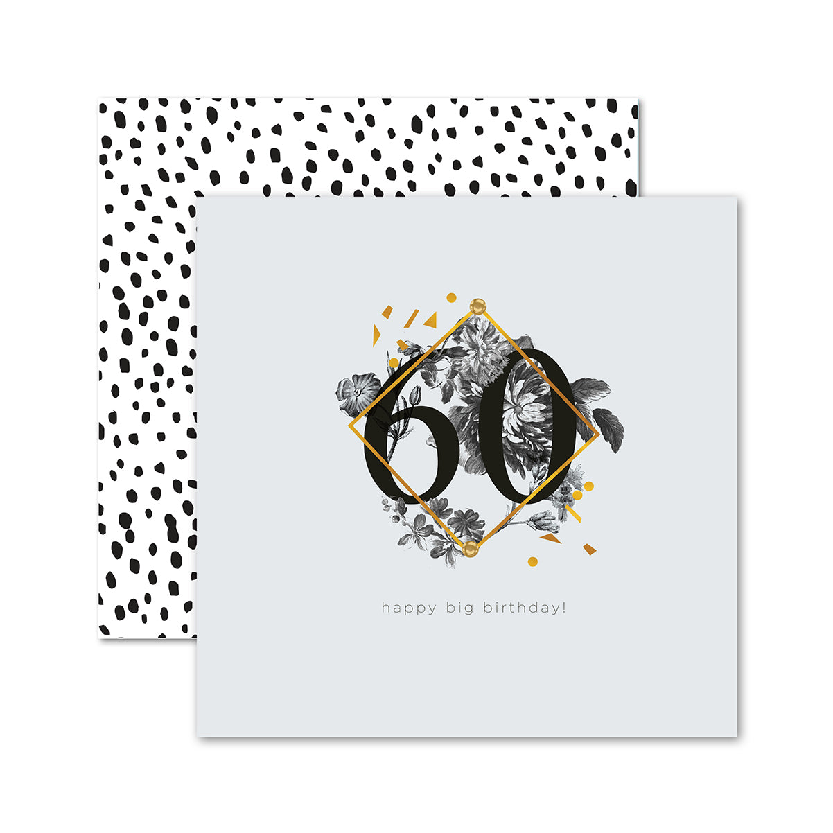 Hallmark 60th Birthday Card - Stormy Blossoms