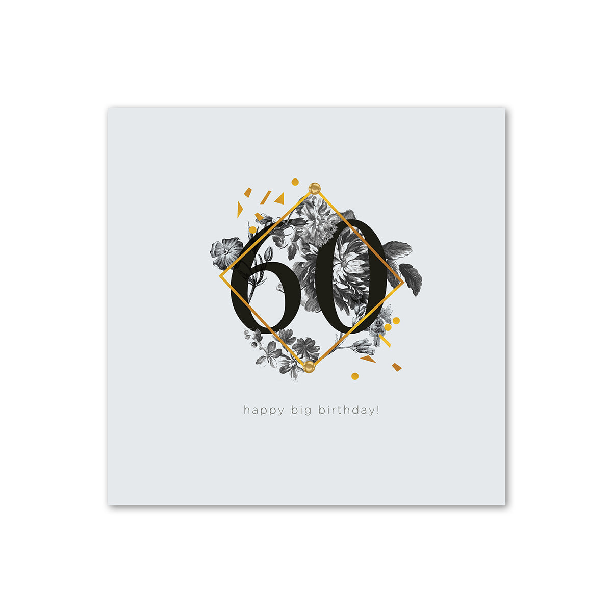 Hallmark 60th Birthday Card - Stormy Blossoms
