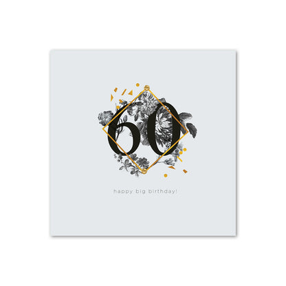 Hallmark 60th Birthday Card - Stormy Blossoms