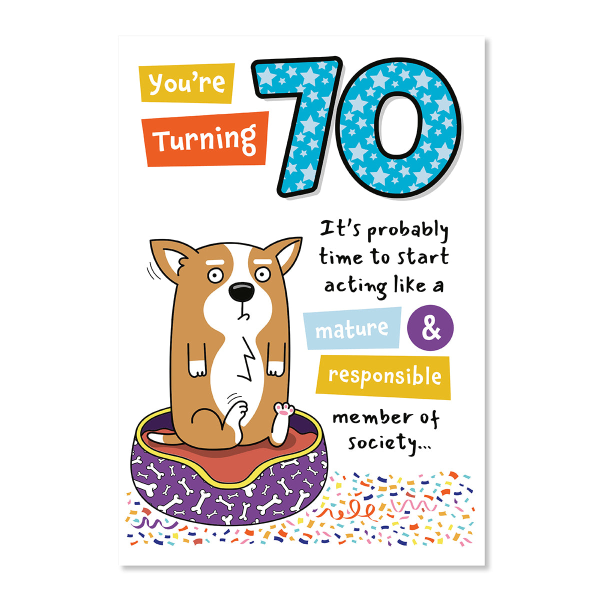 Hallmark Milestone Birthday Card - Mature & Responsible