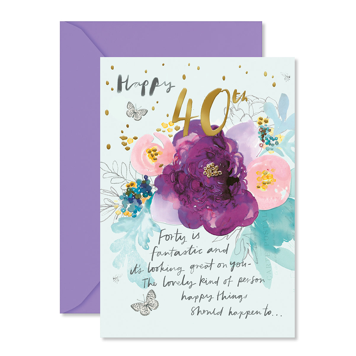 Hallmark 40th Birthday Card - Enjoy Every Moment