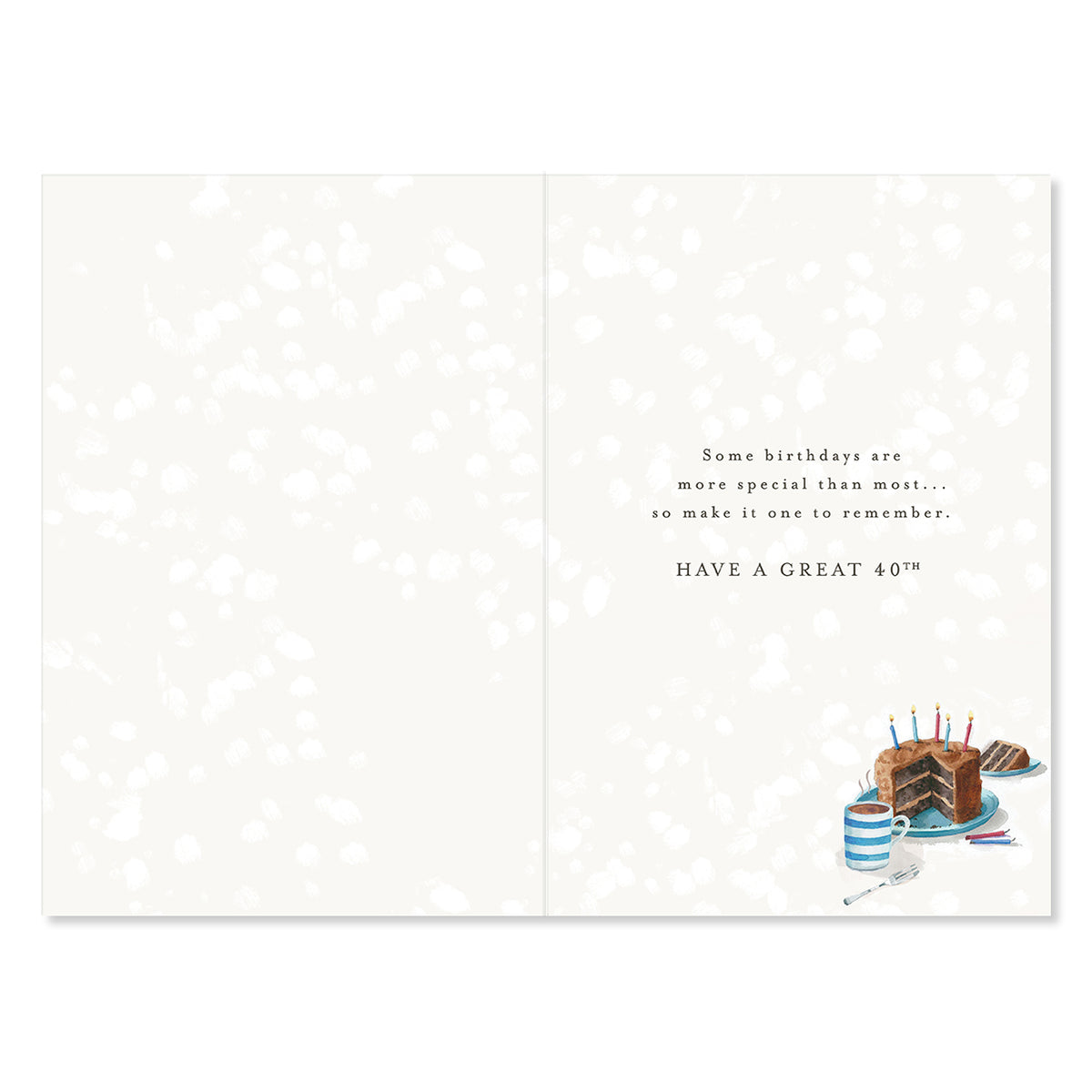 Hallmark 40th Birthday Card - Wonderful Day