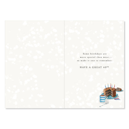 Hallmark 40th Birthday Card - Wonderful Day