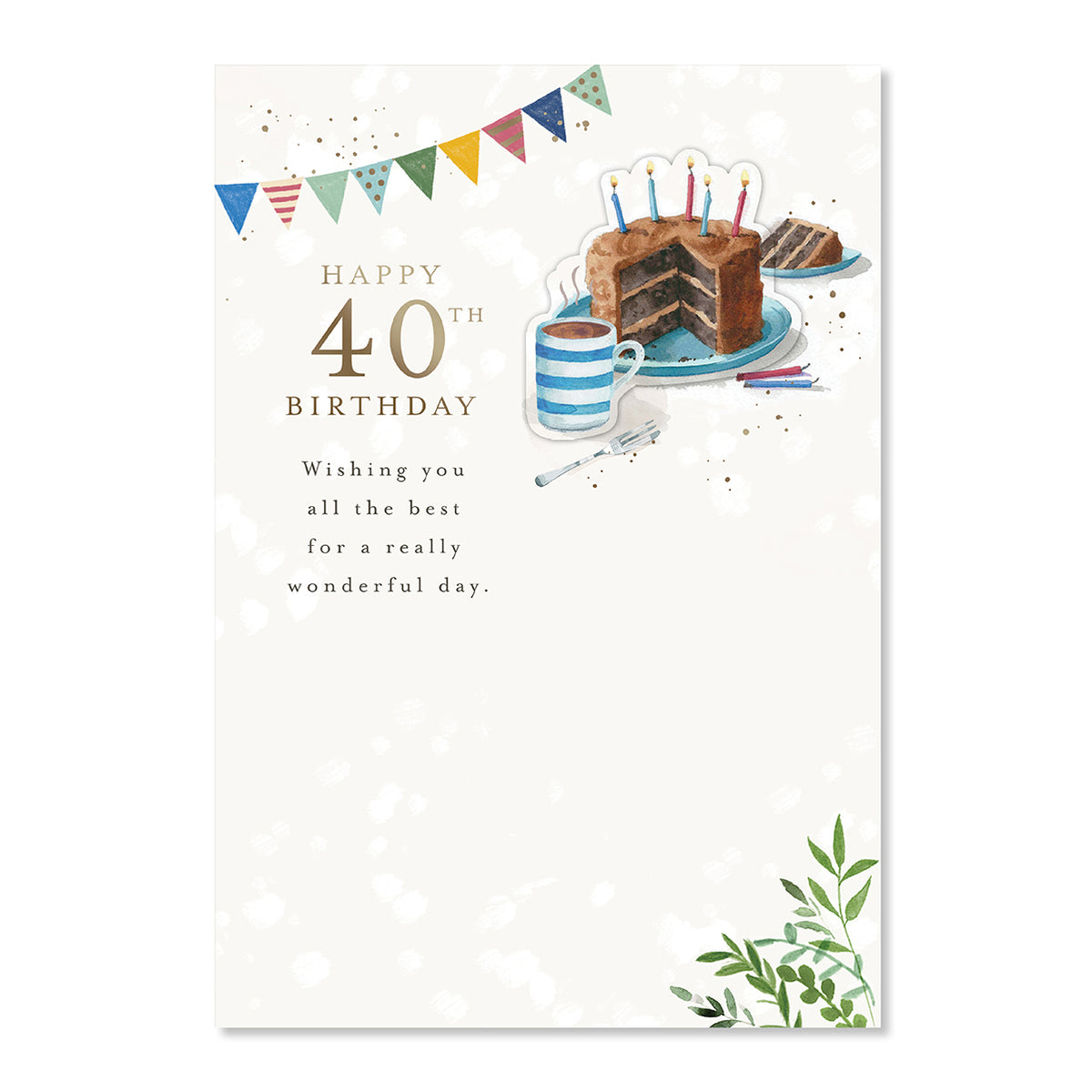 Hallmark 40th Birthday Card - Wonderful Day