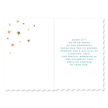 Hallmark 21st Birthday Card For Son - So Proud