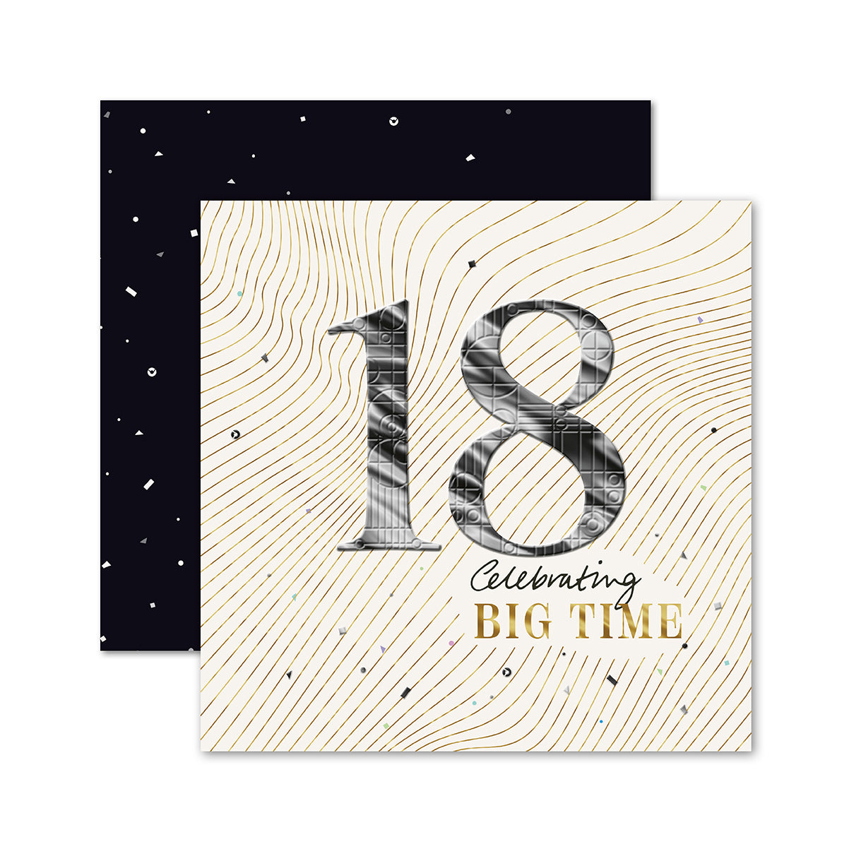 Hallmark 18th Birthday Card - Celebrating Big Time