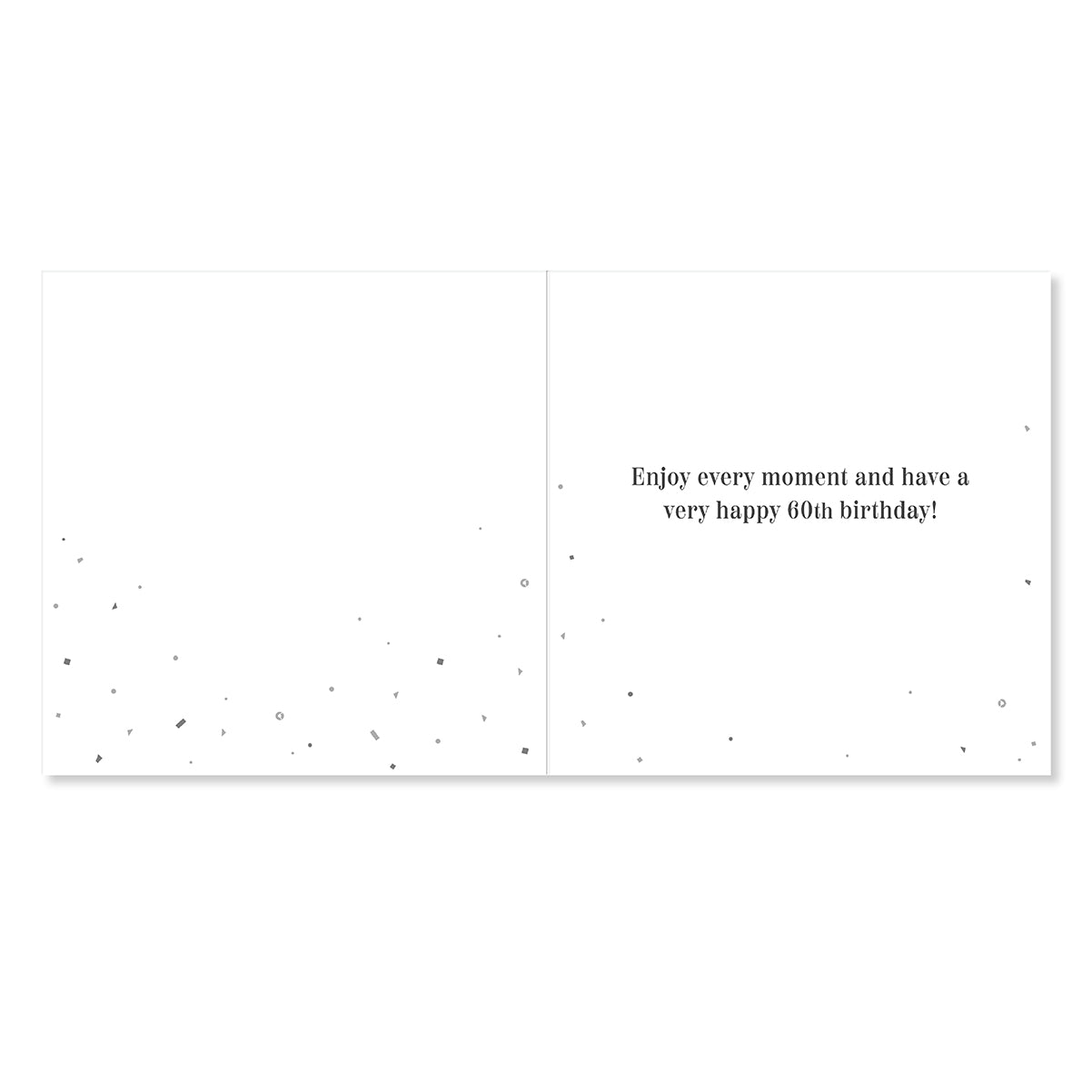 Hallmark 60th Birthday Card - Enjoy Every Moment