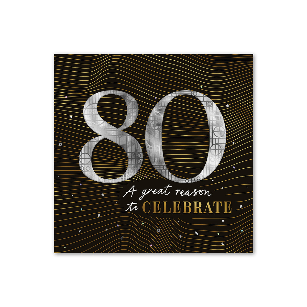 Hallmark 80th Birthday Card - Great Reason