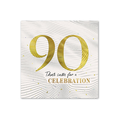 Hallmark 90th Birthday Card - Celebration